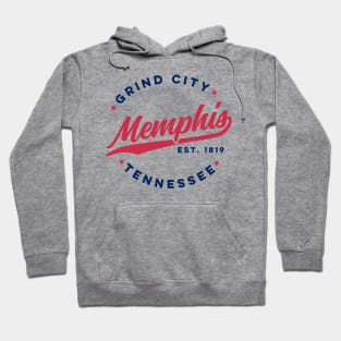 Vintage Memphis Tennessee Grind City Retro USA Hoodie